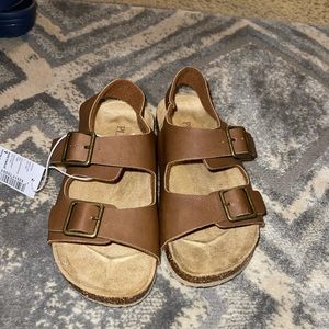 New never worn sandals for little boys